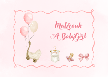 Mabrouk a babygirl