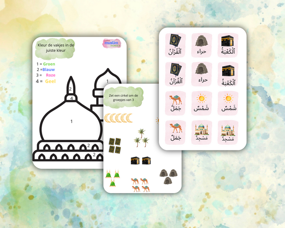 Werkbladen Profeet mohammed SAW